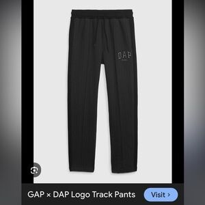 Black Logo Track Pants